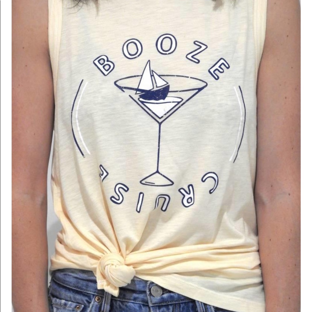 Mate the label booze cruise tank s/m